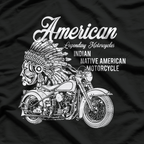 Motorcycle Indian Native American Bikers T-Shirt