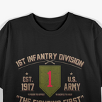 US Army 1st Infantry Division Veteran The Fighting First T-Shirt