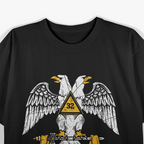 32nd Degree Masonic Scottish Rite Wings Down T-Shirt