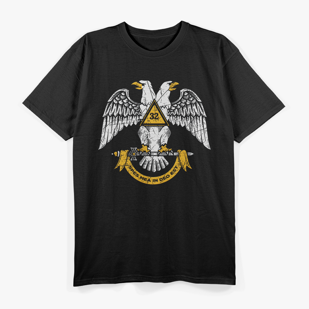 32nd Degree Masonic Scottish Rite Wings Down T-Shirt