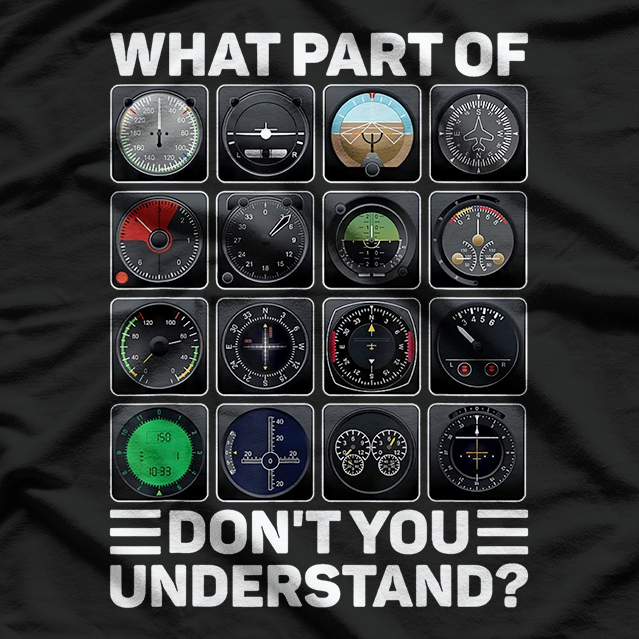 Airline Aircraft Airplane Pilot Tools T-Shirt