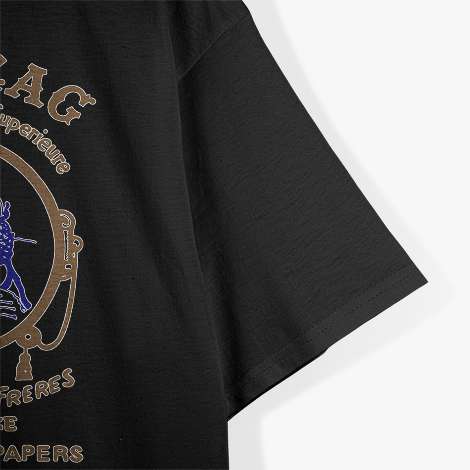 Gold Smoking Rolling Paper - Iconic Retro T-Shirt