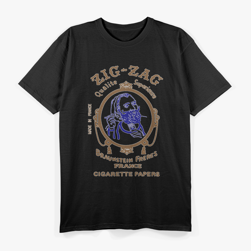 Gold Smoking Rolling Paper - Iconic Retro T-Shirt