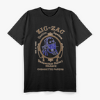 Gold Smoking Rolling Paper - Iconic Retro T-Shirt