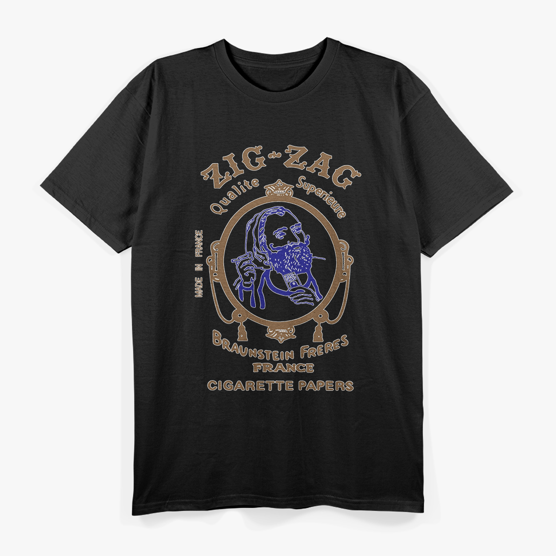 Gold Smoking Rolling Paper - Iconic Retro T-Shirt