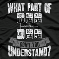 What Part Of Don't You Understand Trucker Gift Truck Driver T-Shirt