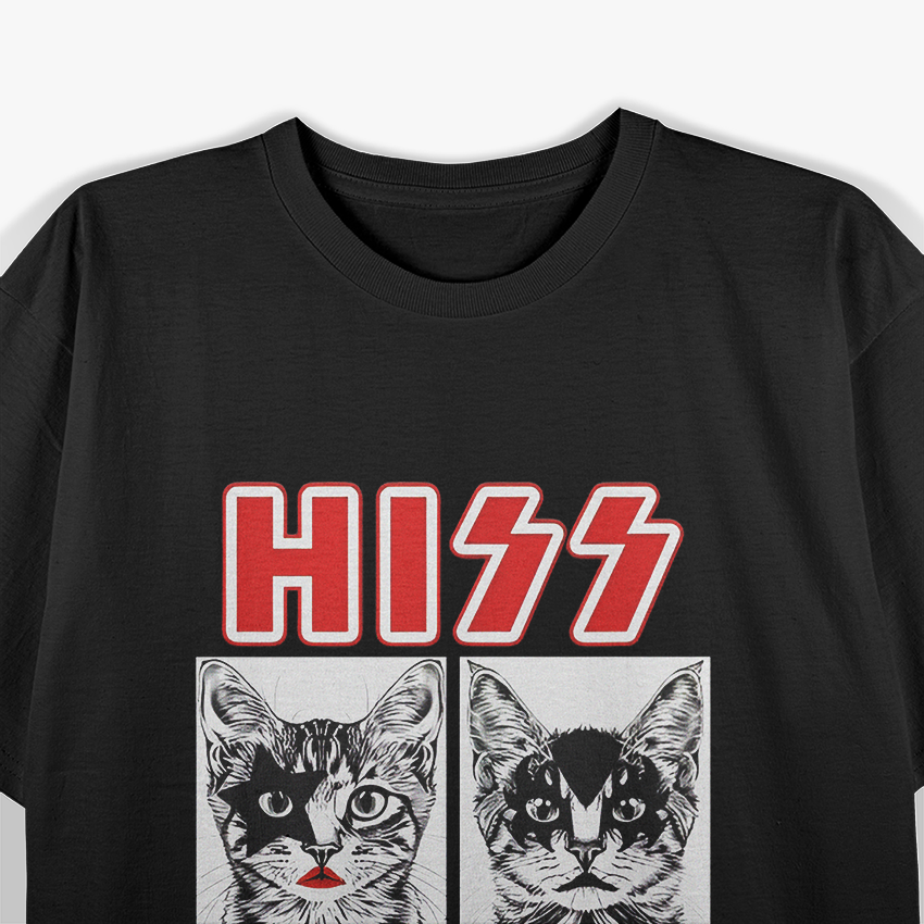 Hiss - The Ultimate Cat Music Band Parody T-Shirt