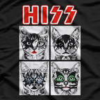 Hiss - The Ultimate Cat Music Band Parody T-Shirt