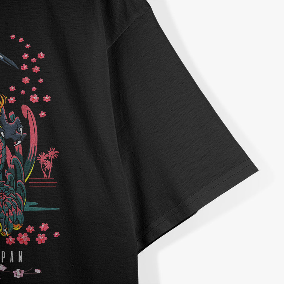 Tokyo Dragon Vibrant Urban Style Meets Mythical Power T-Shirt