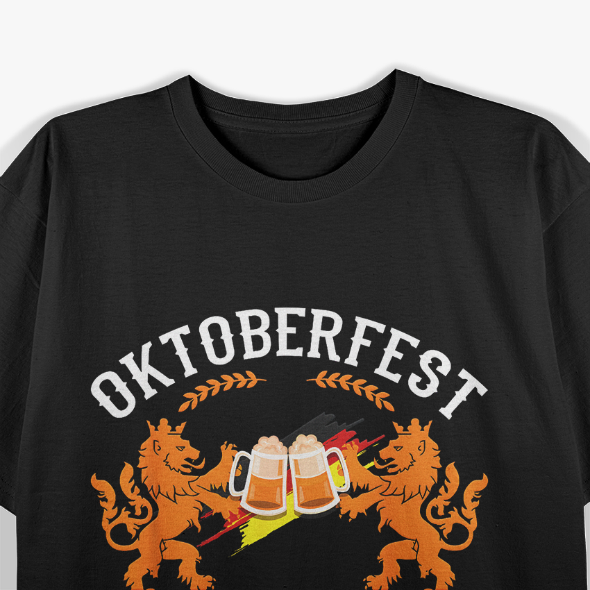 Oktoberfest München - Germany German Flag Beer Drinking T-Shirt