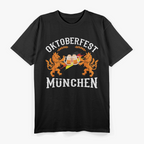 Oktoberfest München - Germany German Flag Beer Drinking T-Shirt
