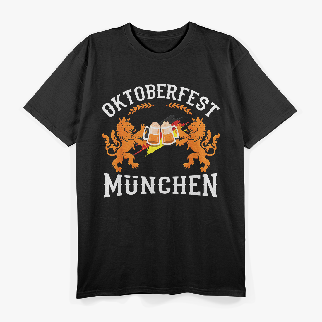 Oktoberfest München - Germany German Flag Beer Drinking T-Shirt