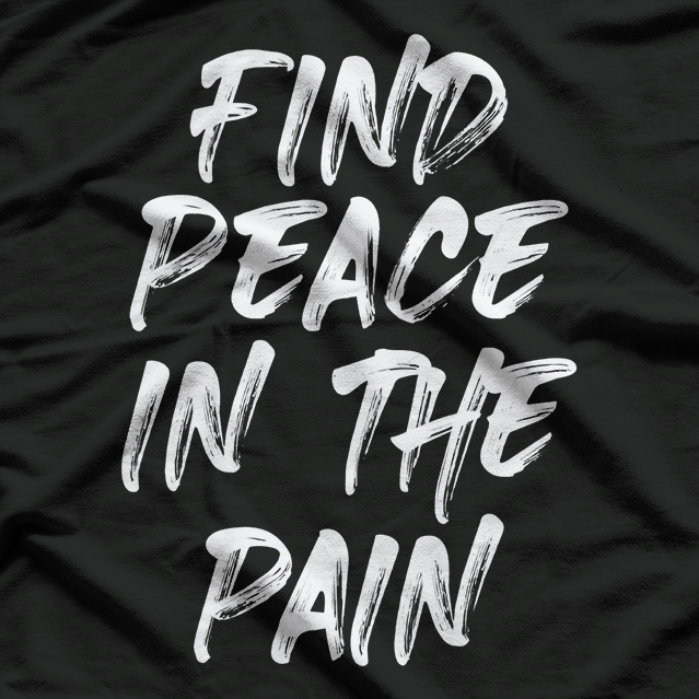 Find Peace Motivational Serenity Design T-Shirt