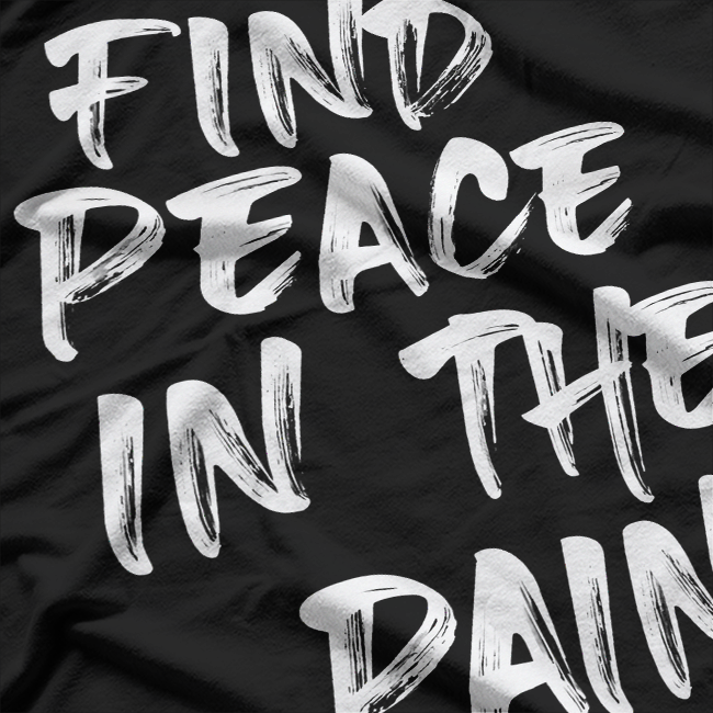 Find Peace Motivational Serenity Design T-Shirt