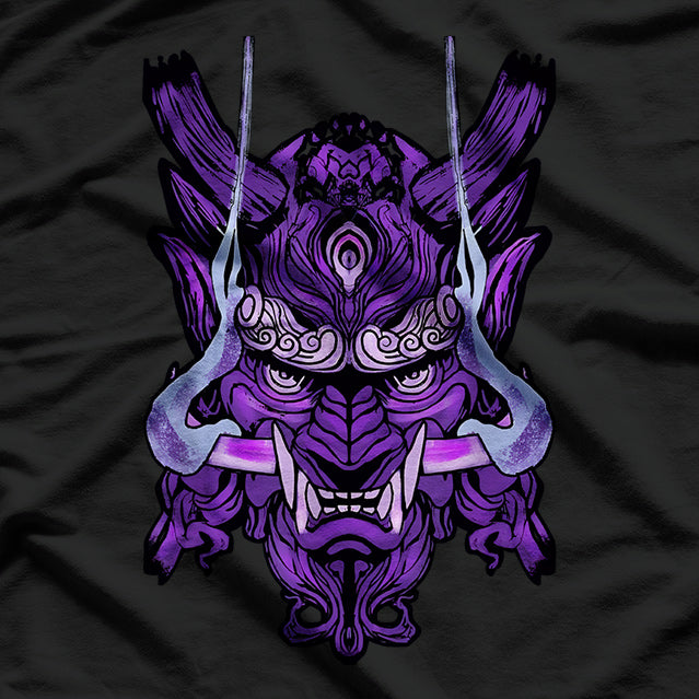 Japanese Purple Dragon - Elegance and Power in a Mystical Design T-Shirt
