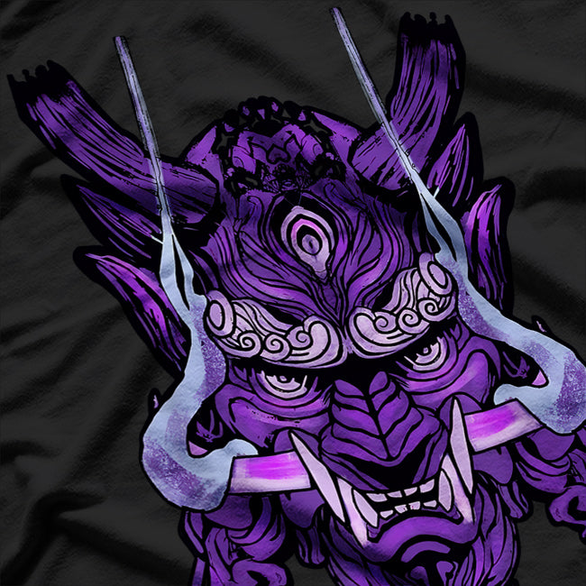 Japanese Purple Dragon - Elegance and Power in a Mystical Design T-Shirt