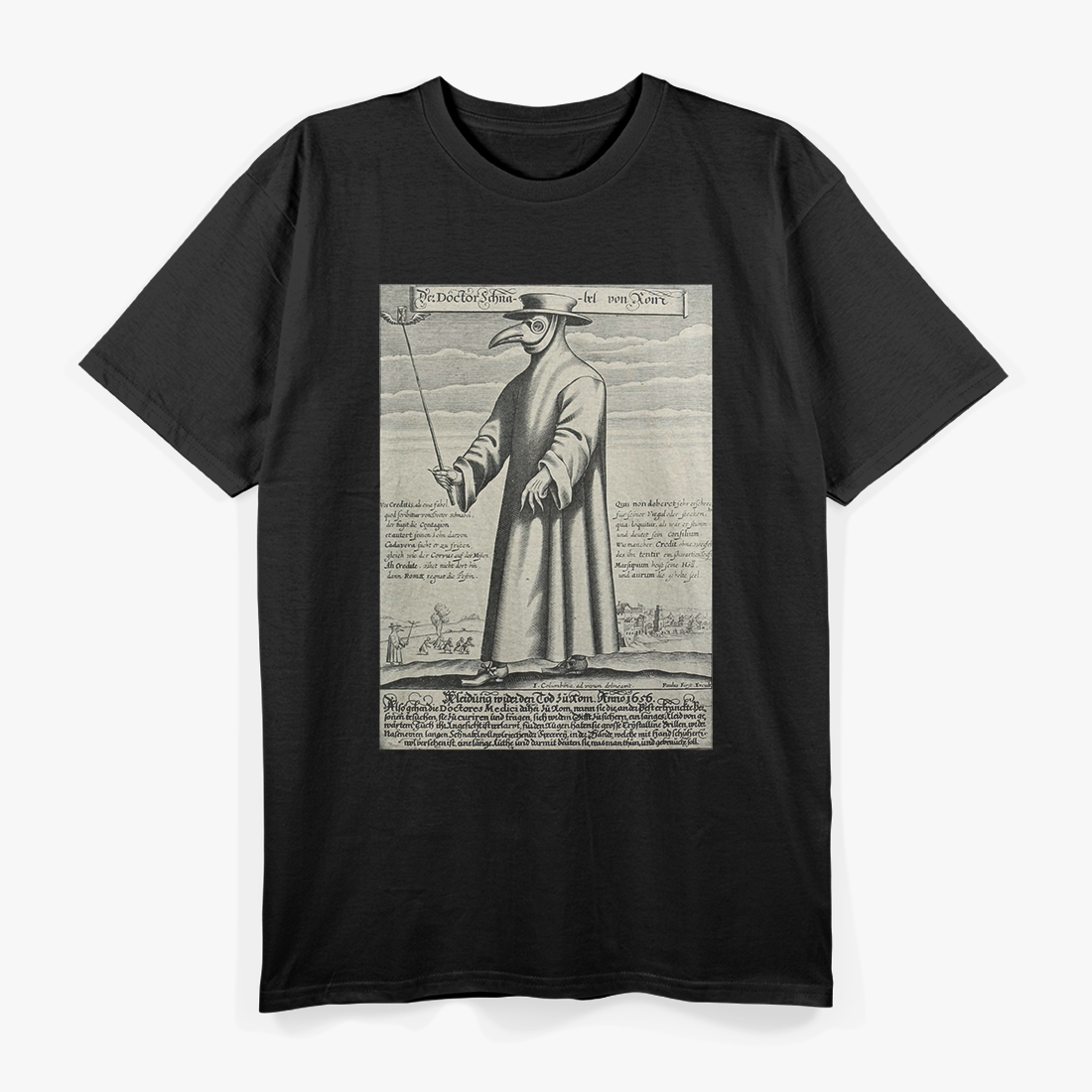 Plague Doctor - Mysterious Healer of the Dark Ages T-Shirt