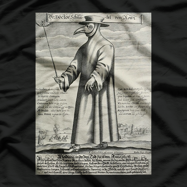 Plague Doctor - Mysterious Healer of the Dark Ages T-Shirt