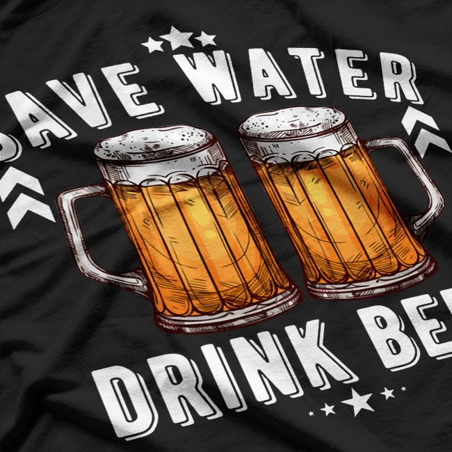 Save Water, Drink More – Funny Bartender T-Shirt
