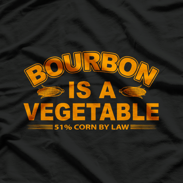 Bourbon Is A Vegetable – Funny Drinking T-Shirt