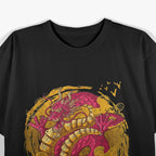 Japanese Retro Dragon - Timeless Mythology with Vintage Charm T-Shirt