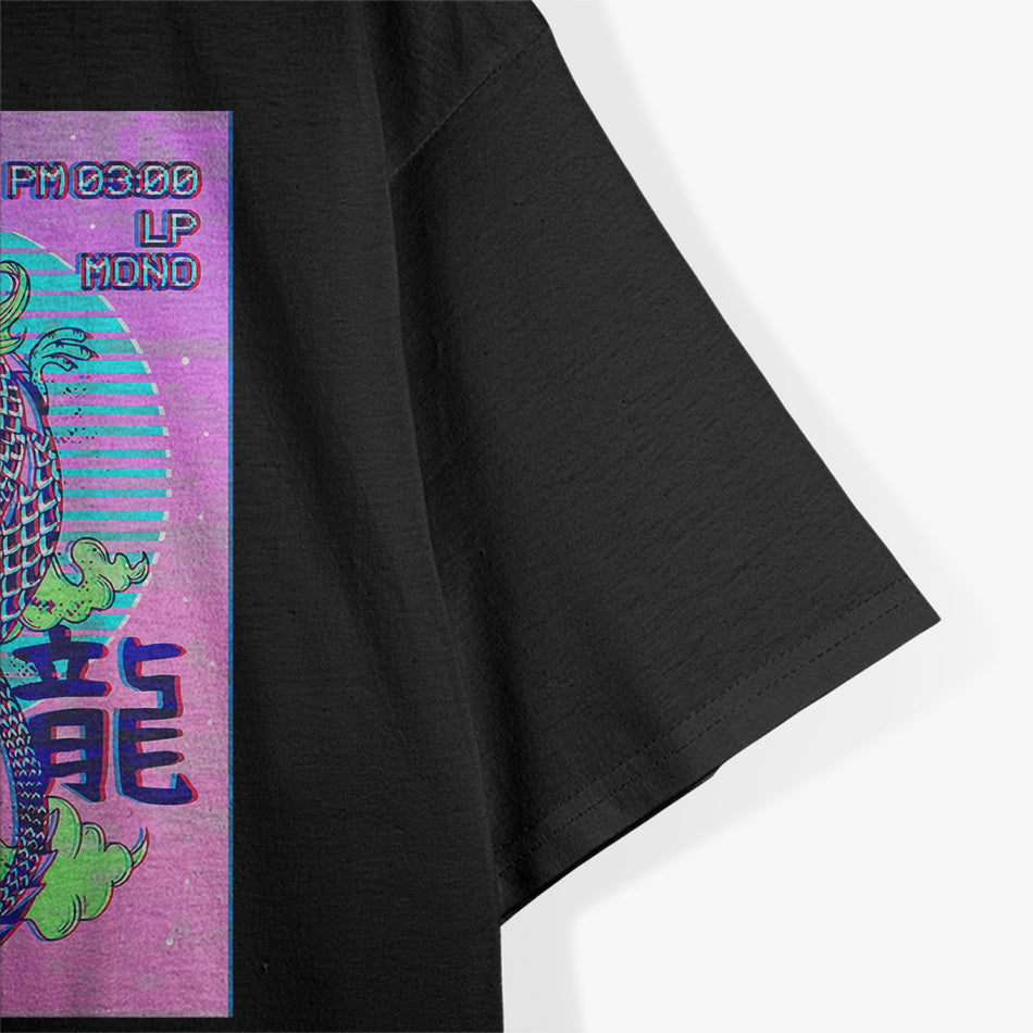 Japanese Dragon Retro - Classic Myth Meets Vintage Aesthetic T-Shirt