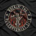 Rocking Phlebotomist Life Funny Medical Technician Design T-Shirt