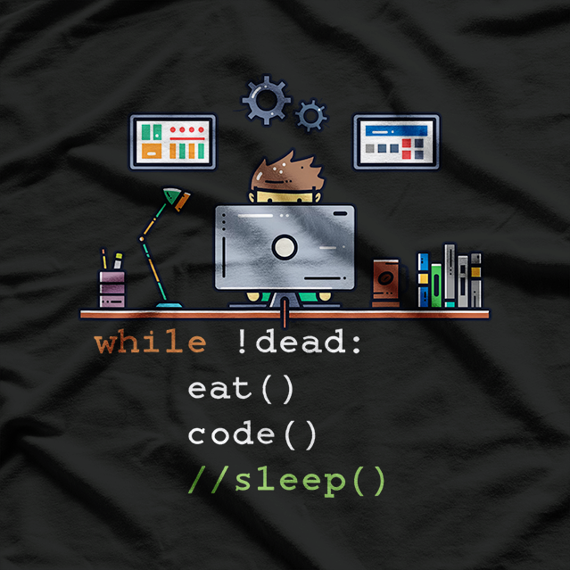 Computer Science Programmer - Eat, Code, Sleep Funny T-Shirt