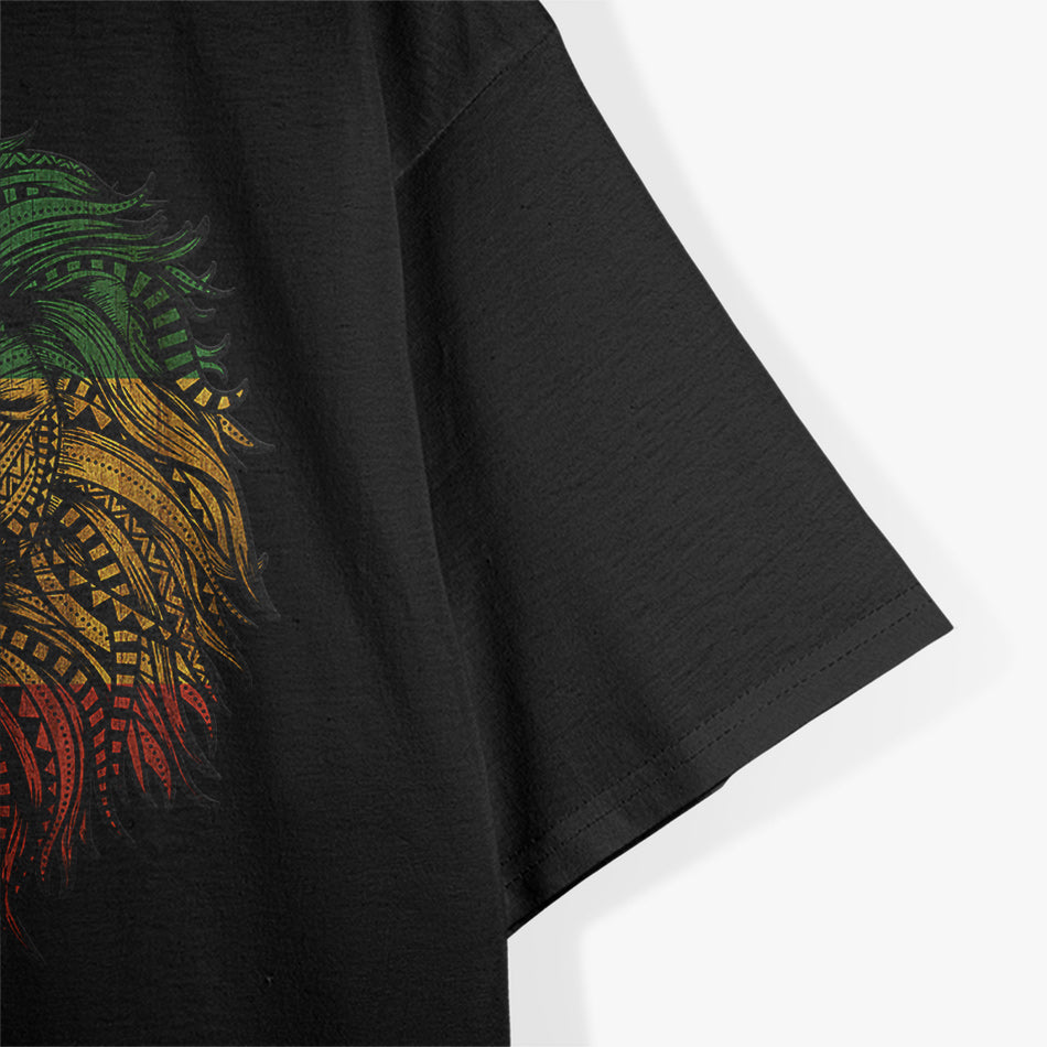 Lion Rasta Roots Rock Reggae Graphic T-Shirt