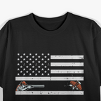 Proud American - Skeet, Trap, Clay Shotgun Shooting T-Shirt