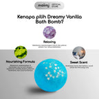 Maiimi Dreamy Vanilla Bath Bomb – Luxurious Fizzing Bath Soak