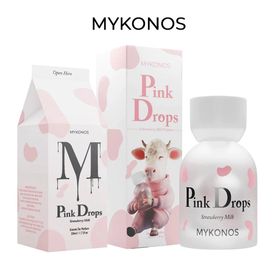 Mykonos Milk Series Pink Drops Extrait de Parfum 50ml Soft Creamy Floral Scent