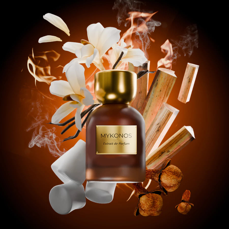 Mykonos Bonfire Vanilla Extrait de Parfum 50ml Luxury Fragrance