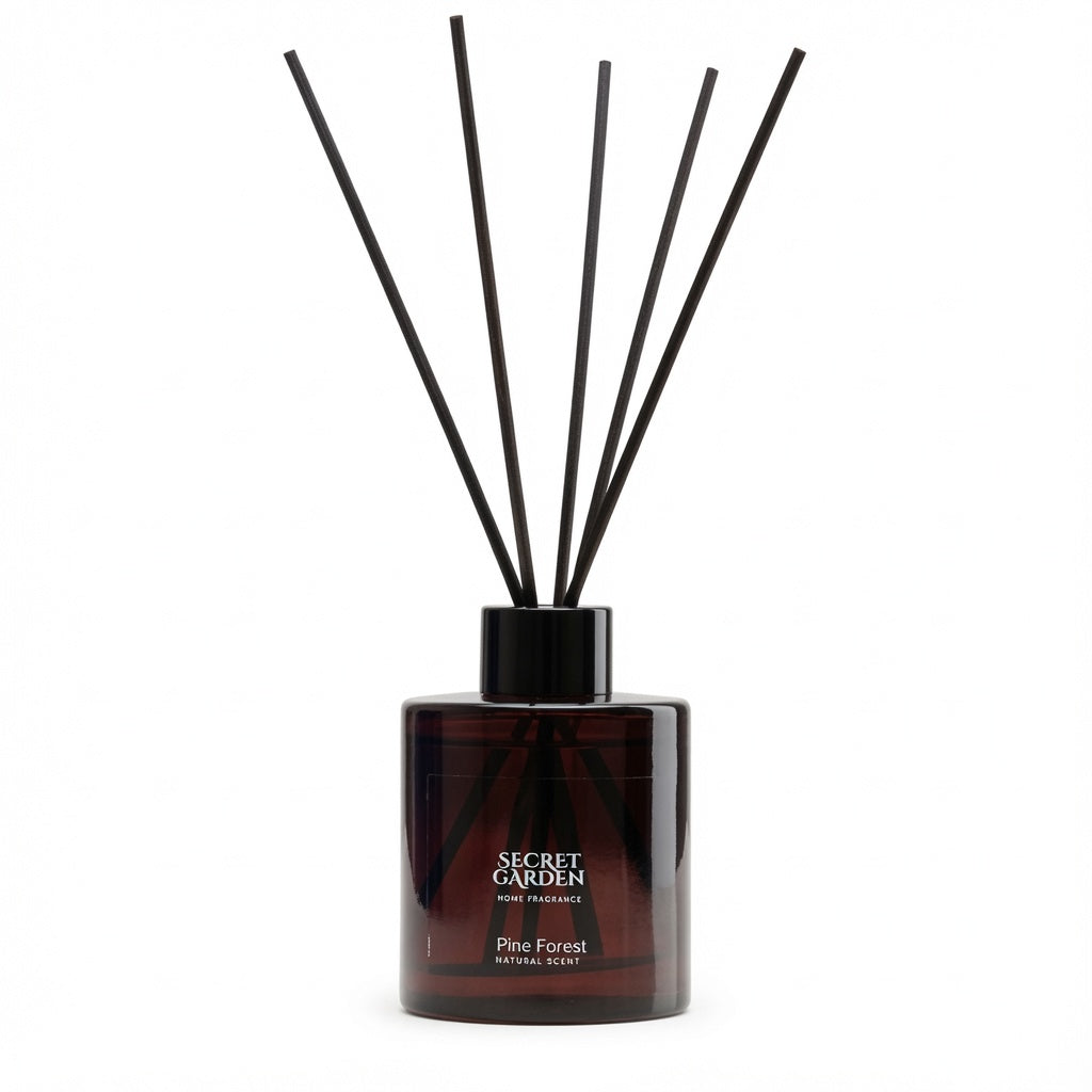 Secret Garden Pine Forest Reed Diffuser 140ml – Aromatherapy Home Fragrance Diffuser