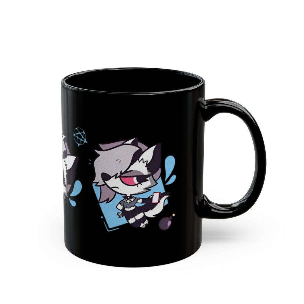 Loona Mug – Helluva Boss Black Ceramic Coffee Mug