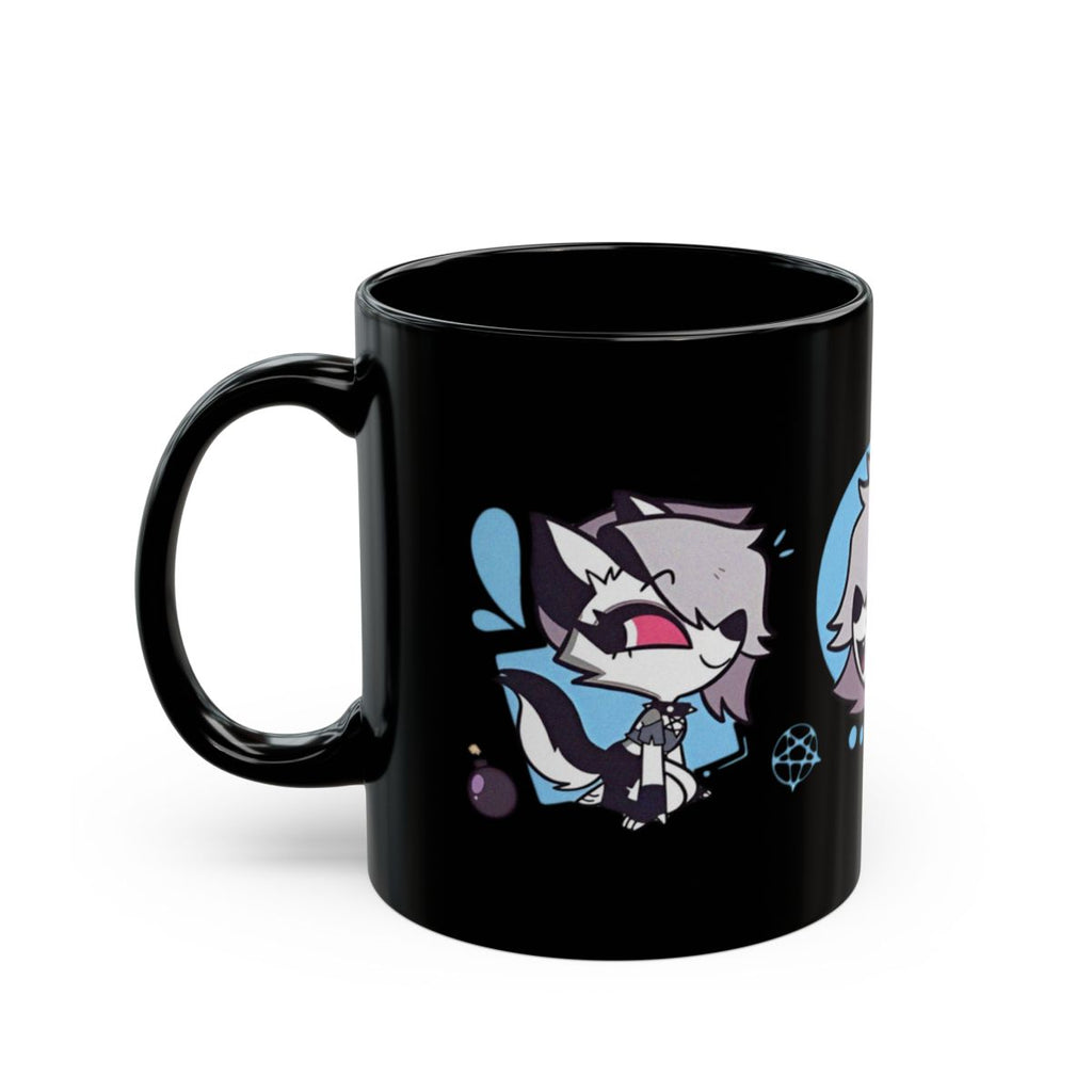 Loona Mug – Helluva Boss Black Ceramic Coffee Mug