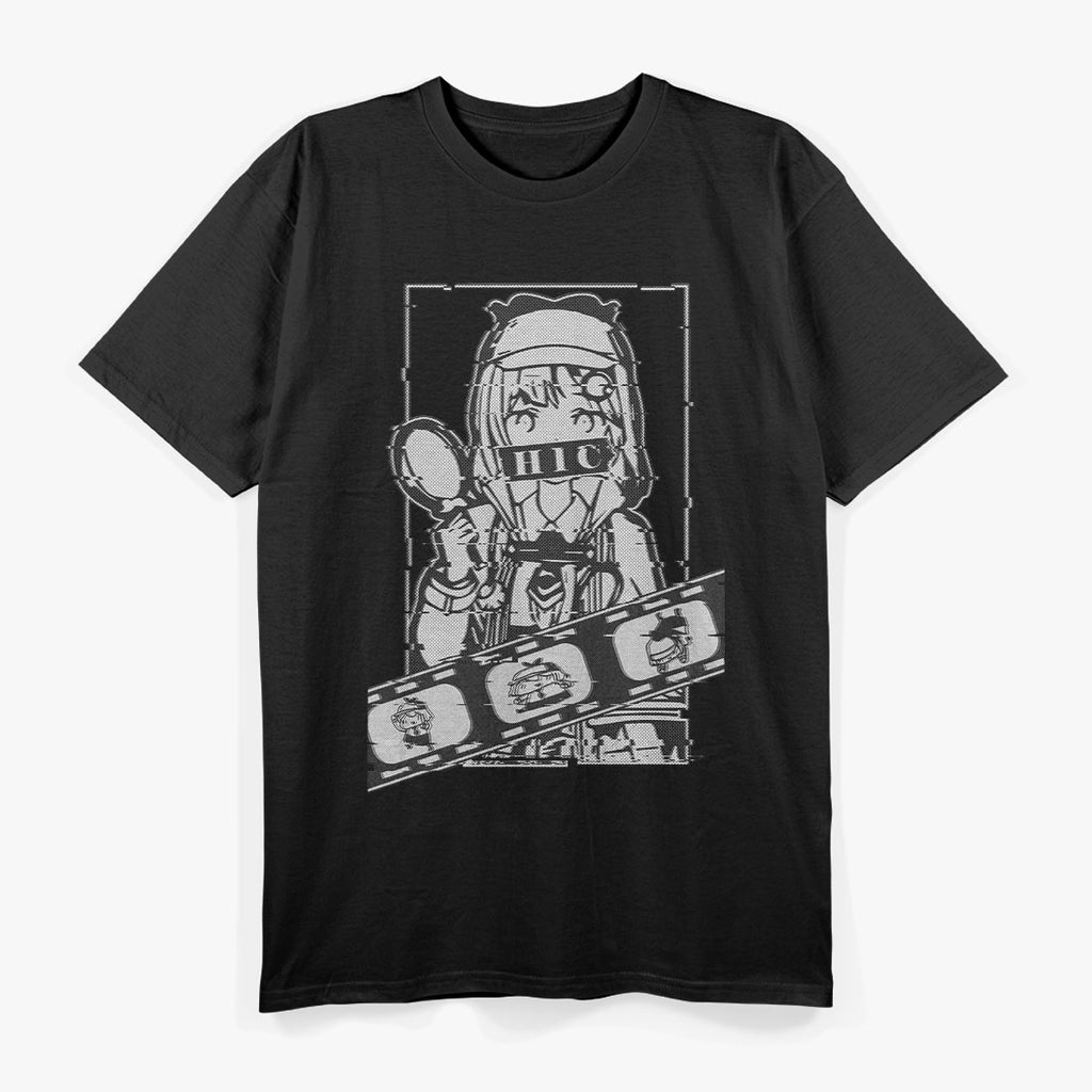 Amelia Watson in a Retro-Glitched Hololive Style T-Shirt