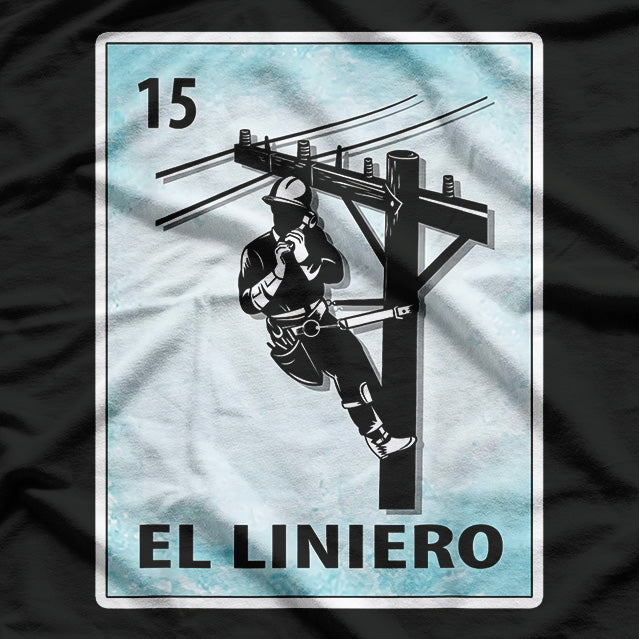 El Liniero: Mexican Lineman Cards T-Shirt