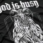 God Is Busy, Can I Help You? Baphomet T-Shirt
