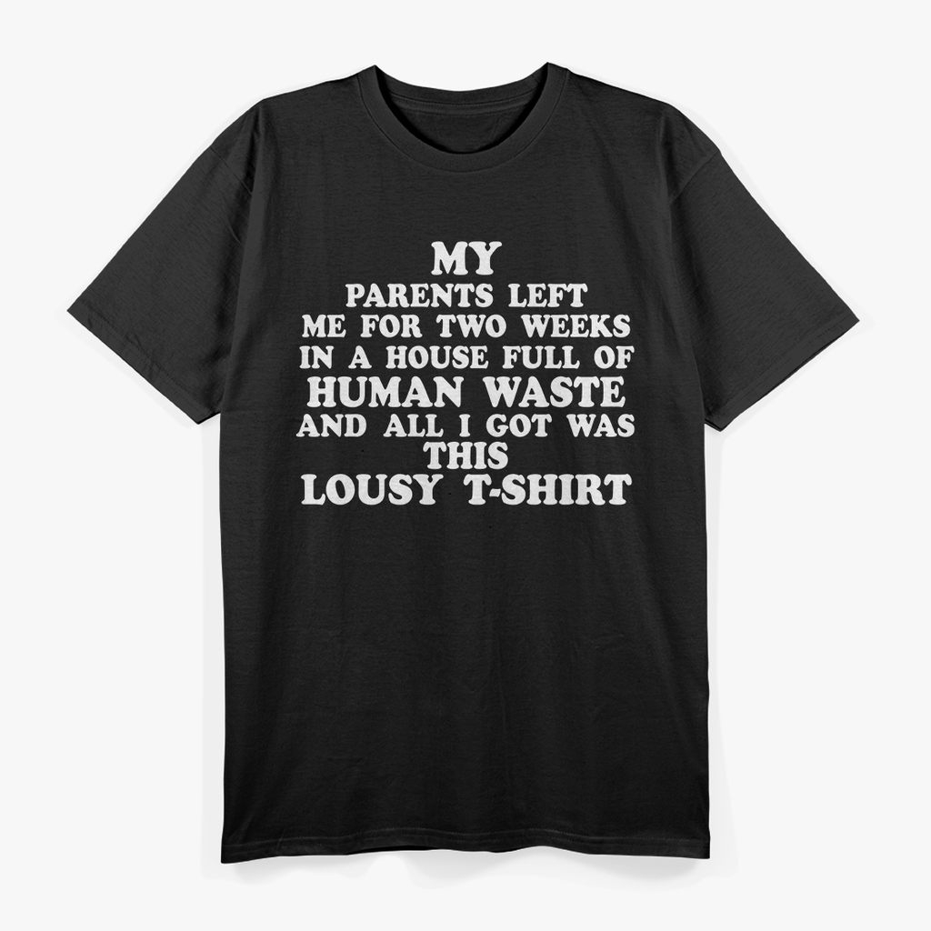 Abandoned Chaos Dark Humor Graphic T-Shirt