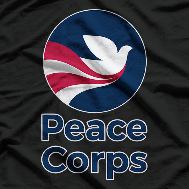 Peace Corps US Volunteer Service Vintage Retro T-Shirt