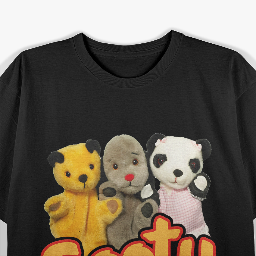 Funny Sooty and Sweep Inspired Puppet Duo Parody Graphic T-Shirt