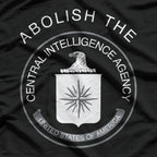 Abolish The CIA USA Political Statement Seal T-Shirt