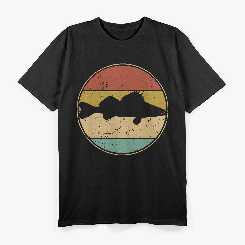 Walleye Vintage Retro Fishing Enthusiast T-Shirt