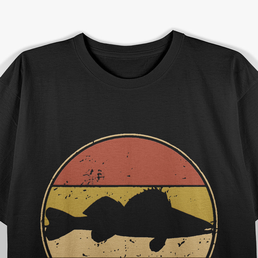 Walleye Vintage Retro Fishing Enthusiast T-Shirt