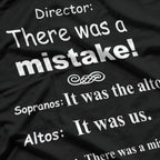 Funny Choir Director Music Soprano Alto Tenor Bass T-Shirt