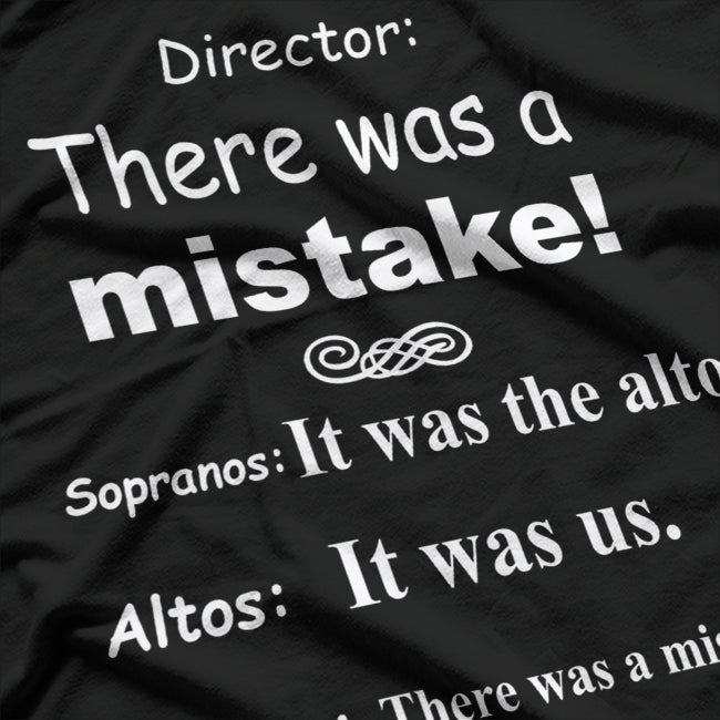 Funny Choir Director Music Soprano Alto Tenor Bass T-Shirt