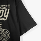 Funny Motorcycle Rider Therapy - Vintage Biker T-Shirt