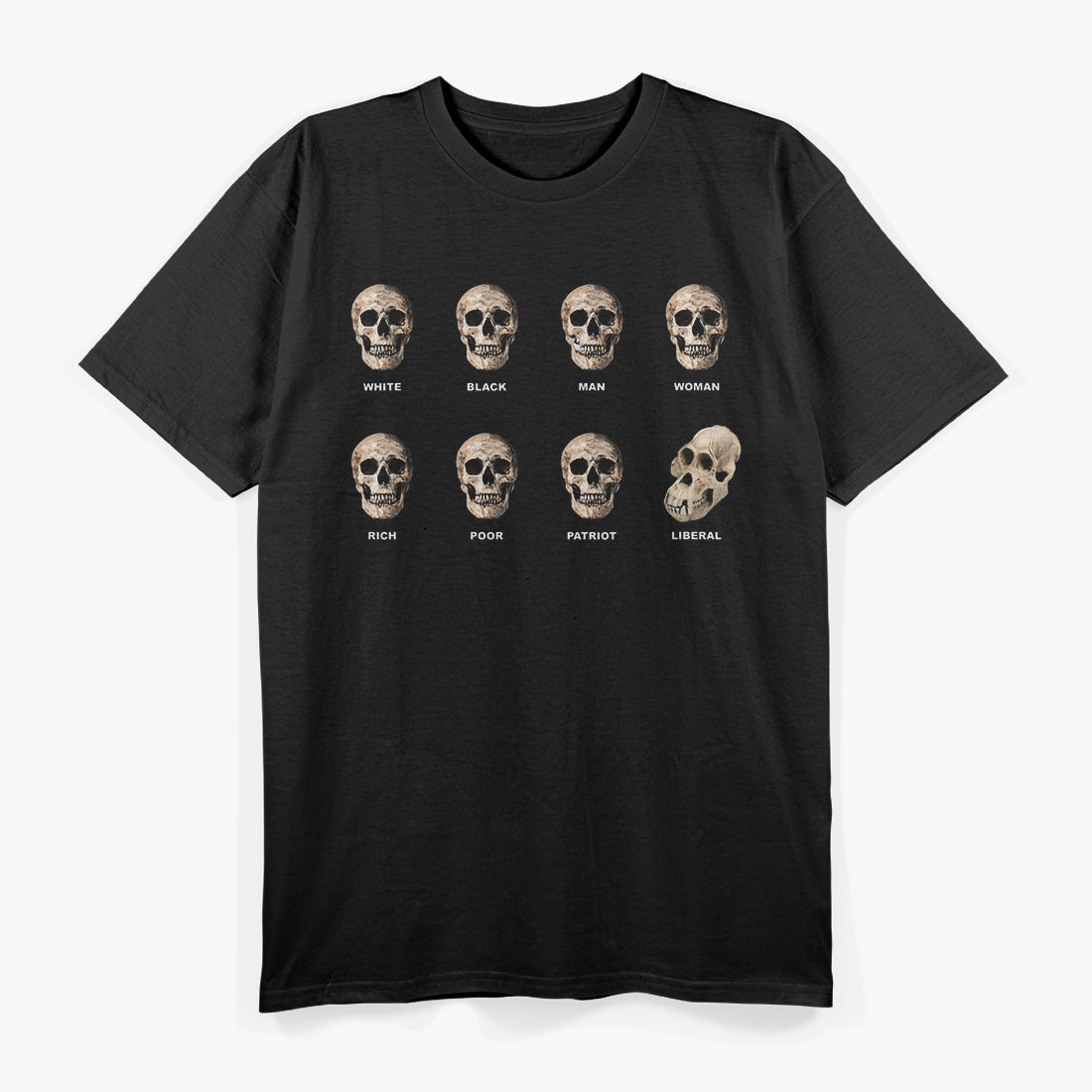 Funny Skull: Anti-Liberal Savage T-Shirt