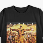 Kansas Classic American Rock Band Vintage Music T-Shirt